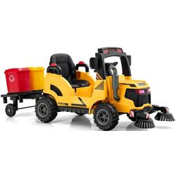 Camion electric de gunoi Costway TQ10134DE-YW (Yellow)