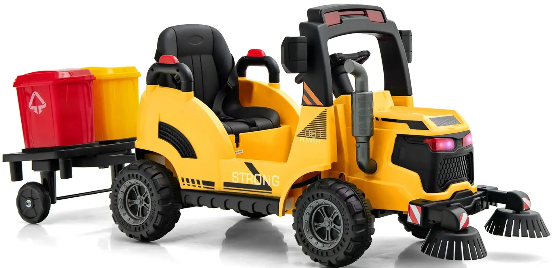 Camion electric de gunoi Costway TQ10134DE-YW (Yellow)