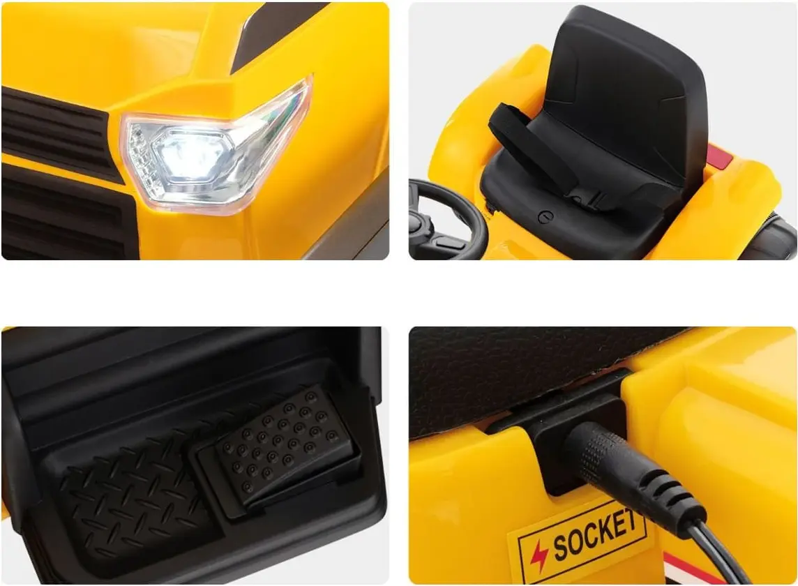 Excavator electric Costway TQ10256DE-YW (Yellow/Black)