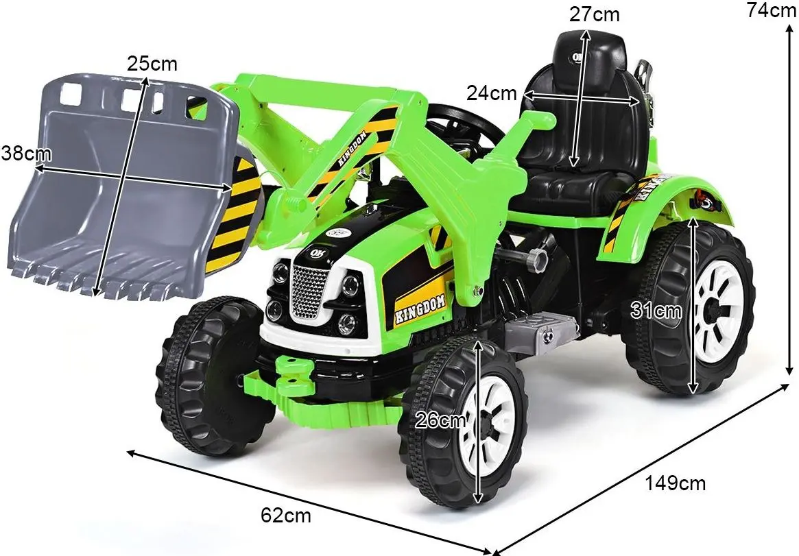 Электроэкскаватор Costway TY327431DE-GN (Green/Black)