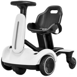 Kart electric Costway TQ10177DE-WH (White)