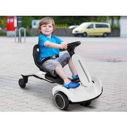 Kart electric Costway TQ10177DE-WH (White) Thumb