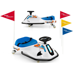 Kart electric Costway TQ10224DE-NY (White/Blue) Thumb