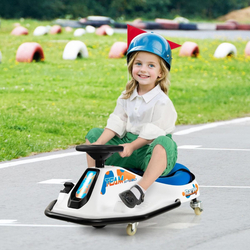 Kart electric Costway TQ10224DE-NY (White/Blue) Thumb