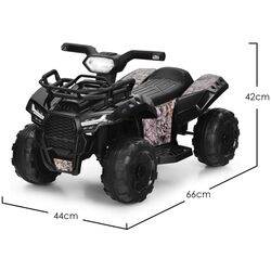 Электроквадроцикл Costway TQ10019DE-BK (Black) Thumb