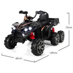 Электроквадроцикл Costway TQ10031DE-BK (Black) Thumb