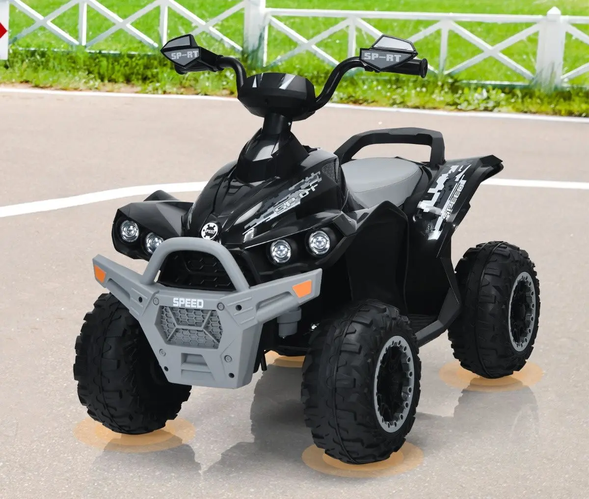 Электроквадроцикл Costway TQ10114DE-DK (Black) - 3