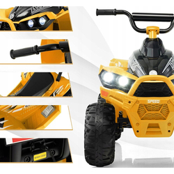 ATV electric Costway TQ10122DE-YW (Yellow/Black) Thumb