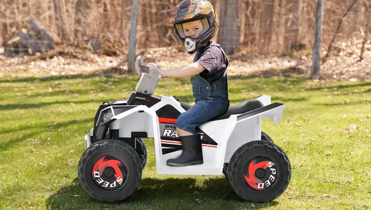 ATV electric Costway TQ10174DE-WH (White)