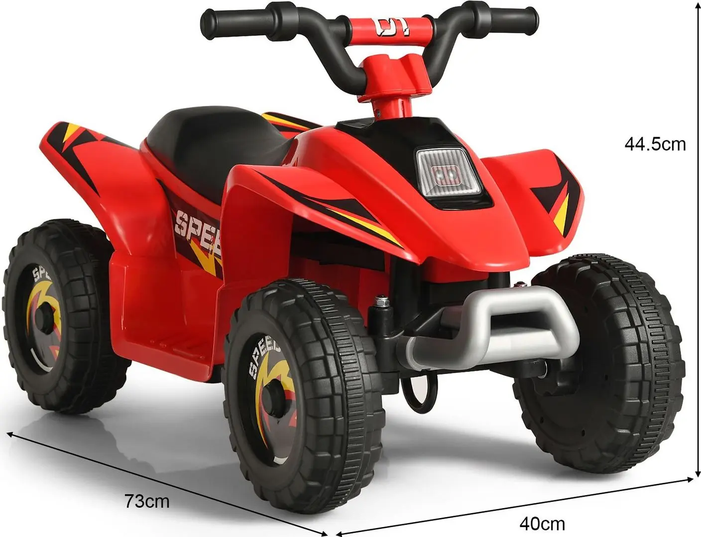 ATV electric Costway TY327787DE-RE (Red)