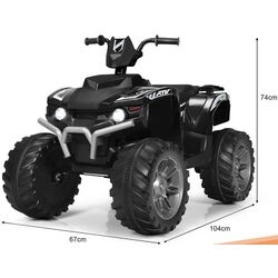 Электроквадроцикл Costway TY327798DE-BK (Black) Thumb
