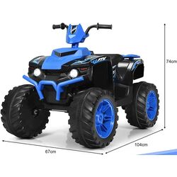 Электроквадроцикл Costway TY327798DE-NY (Blue) Thumb