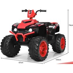 Электроквадроцикл Costway TY327798DE-RE (Red) Thumb