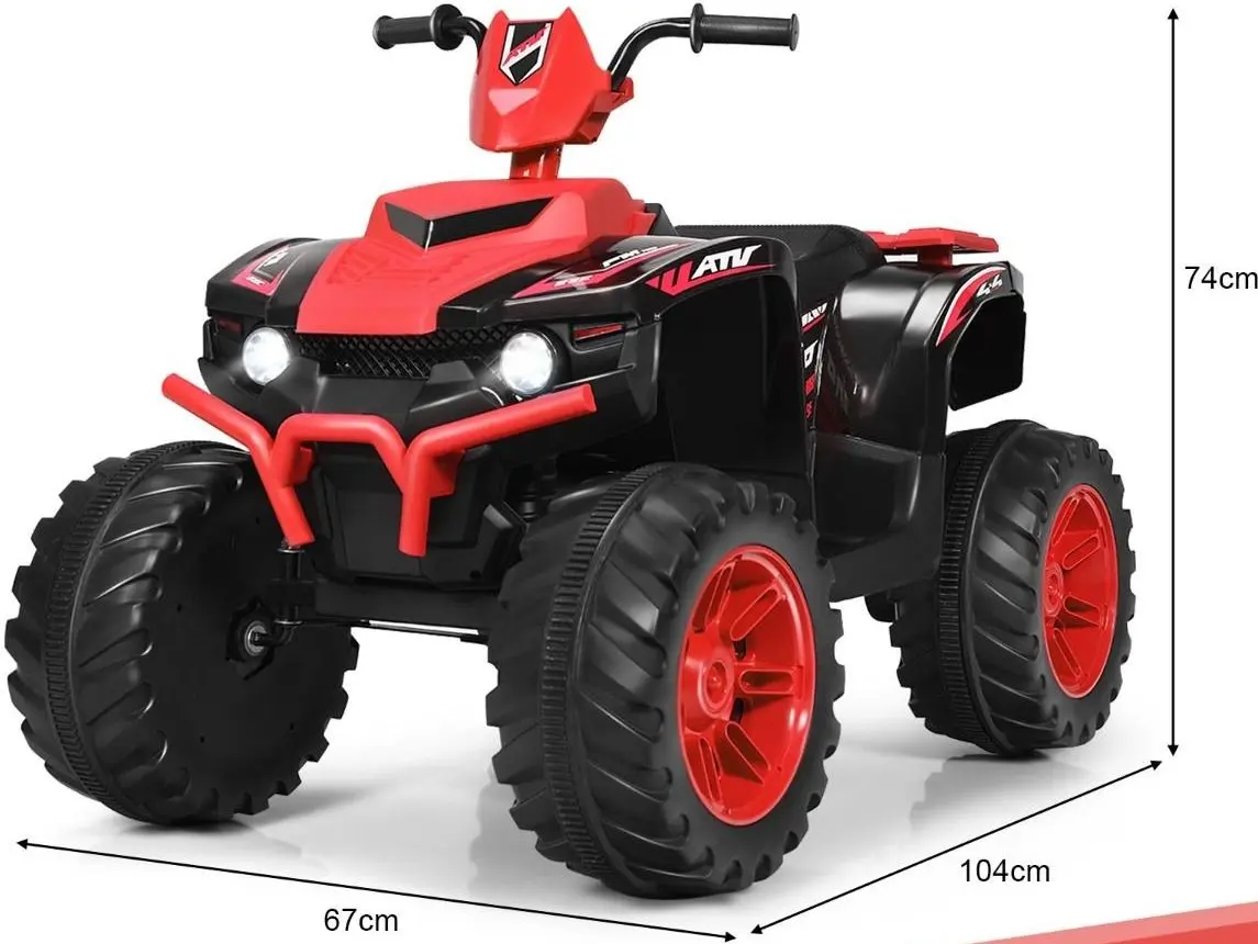 Электроквадроцикл Costway TY327798DE-RE (Red) - 7