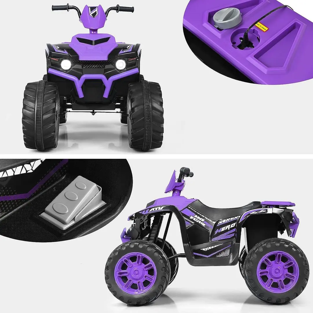 Электроквадроцикл Costway TY327798DE-ZS (Purple) - 4
