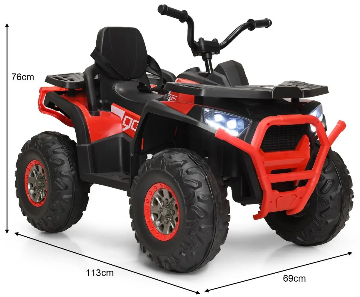 ATV electric Costway TY327802DE-RE+ (Red/Black)