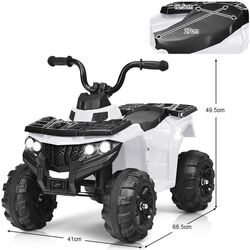 ATV electric Costway TY580277DE-WH (White) Thumb