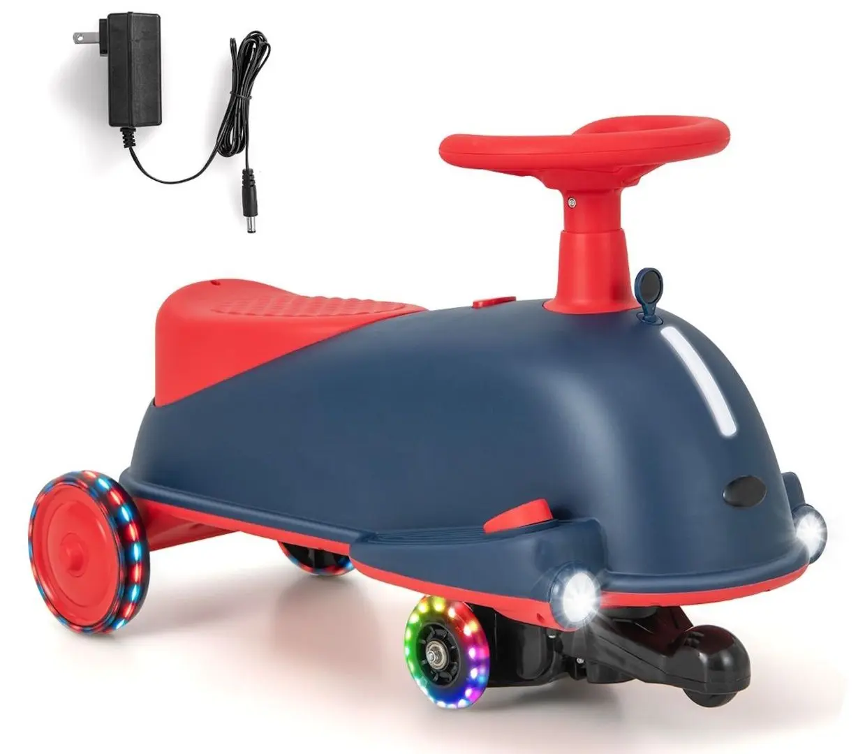 Masinuta electrica 2in1 Costway TQ10166DE-NY (Blue/Red) - 2