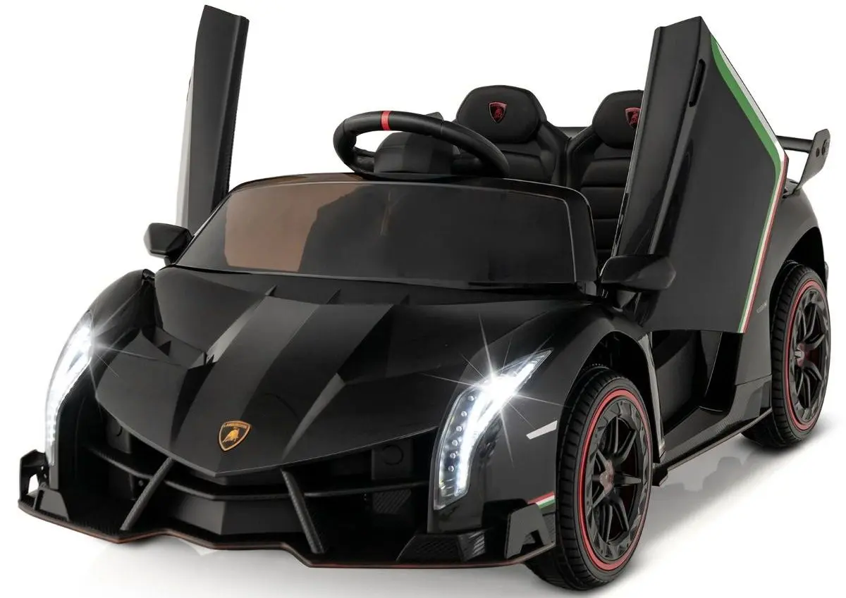 Masinuta electrica Costway Lamborghini TQ10175DE-DK (Black) - 2