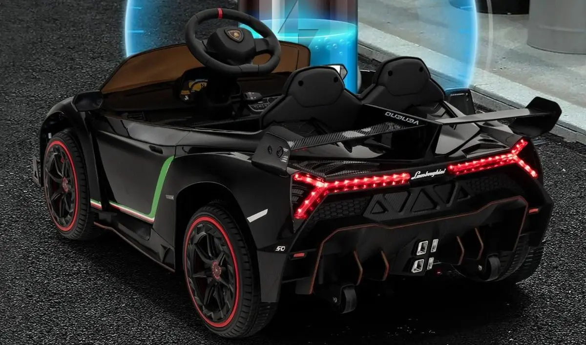 Masinuta electrica Costway Lamborghini TQ10175DE-DK (Black) - 3