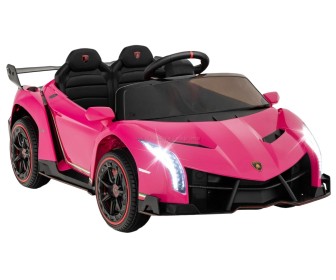 Masinuta electrica Costway Lamborghini TQ10175DE-MH (Pink)