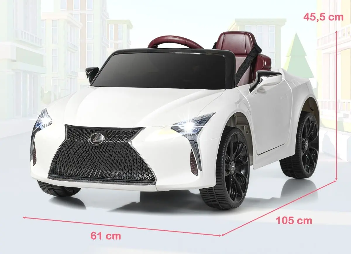 Masinuta electrica Costway Lexus TY327772DE-WH (White)