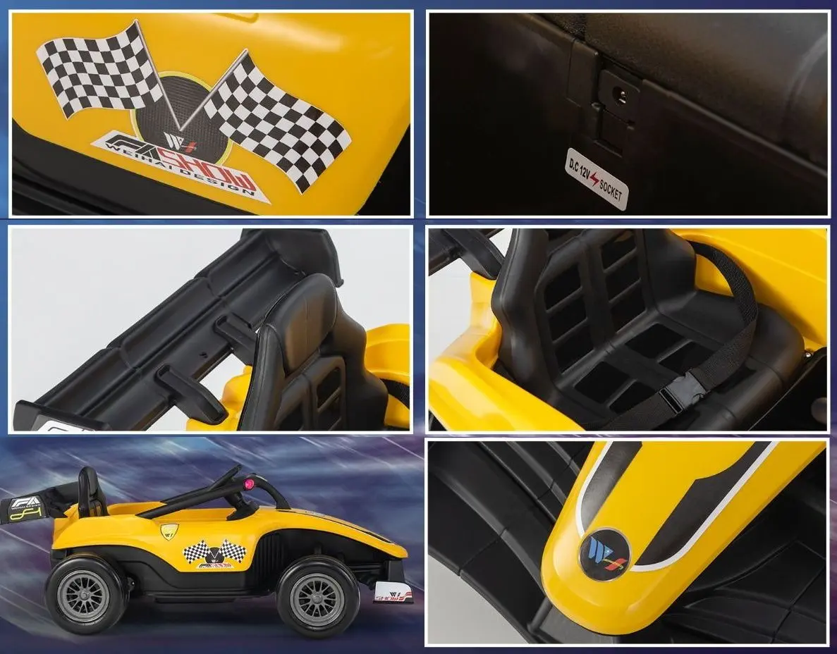 Masinuta electrica Costway TQ10081DE-YW (Yellow)