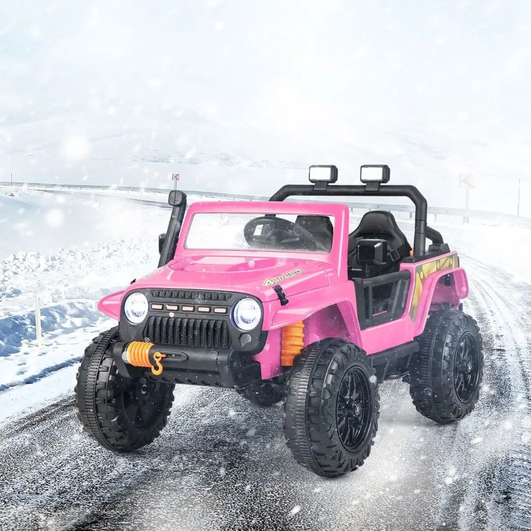 Masinuta electrica Costway TQ10100DE-PI (Pink) - 4