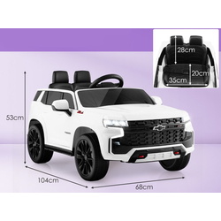 Электромобиль Costway TQ10117DE-WH (White) Thumb