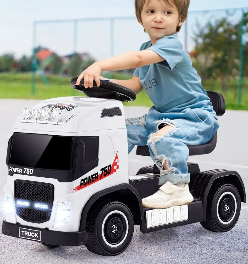 Электромобиль Costway TQ10179DE-WH (White) - 3