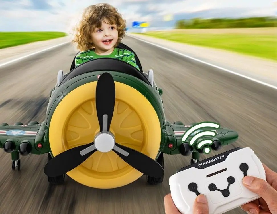 Электромобиль Costway TQ10193DE-YG (Green/Yellow)