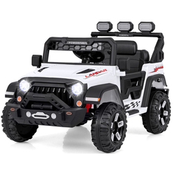 Masinuta electrica Costway TQ10223DE-WH (White/Black)