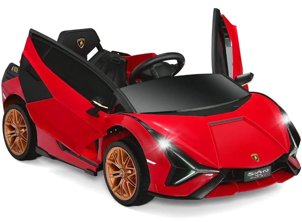 Masinuta electrica Costway TQ10226DE-RE (Red/Black)