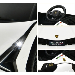 Электромобиль Costway TQ10226DE-WH (White/Black) Thumb