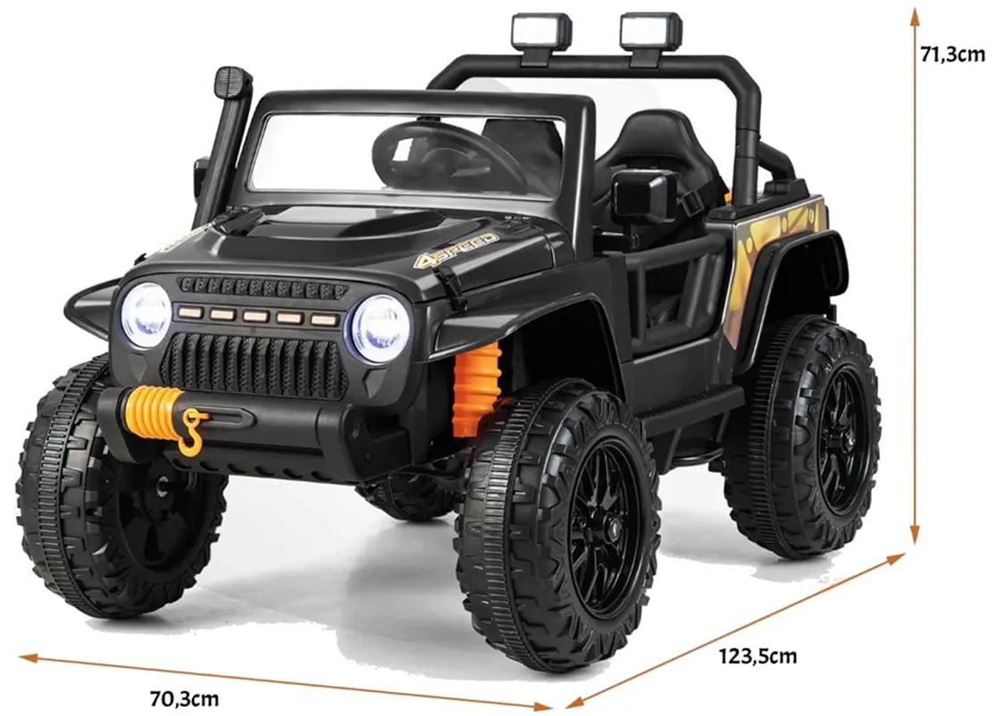 Masinuta electrica Costway TQ10250DE-DK (Black) - 2