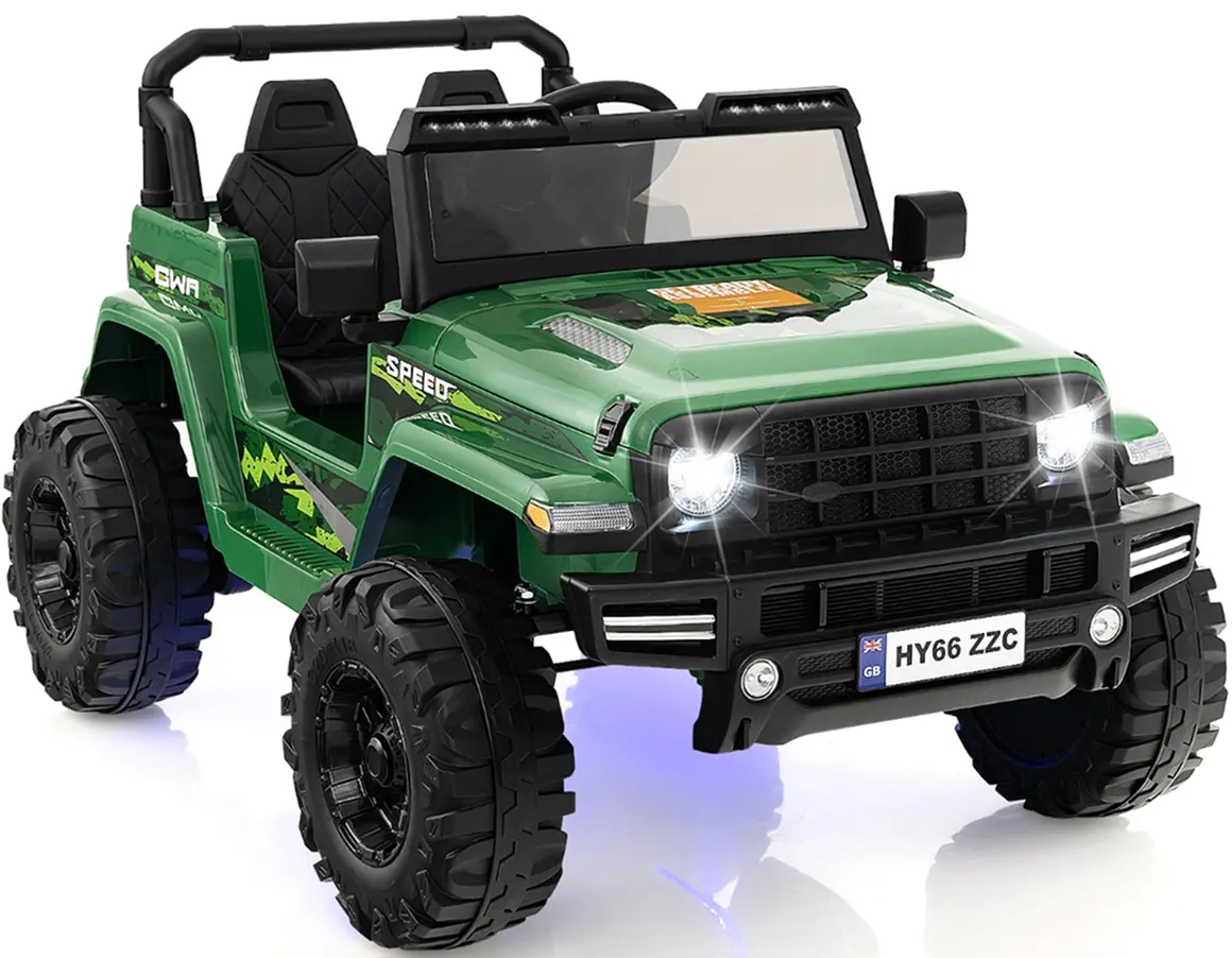 Masinuta electrica Costway TQ10258DE-GN (Green/Camouflage)