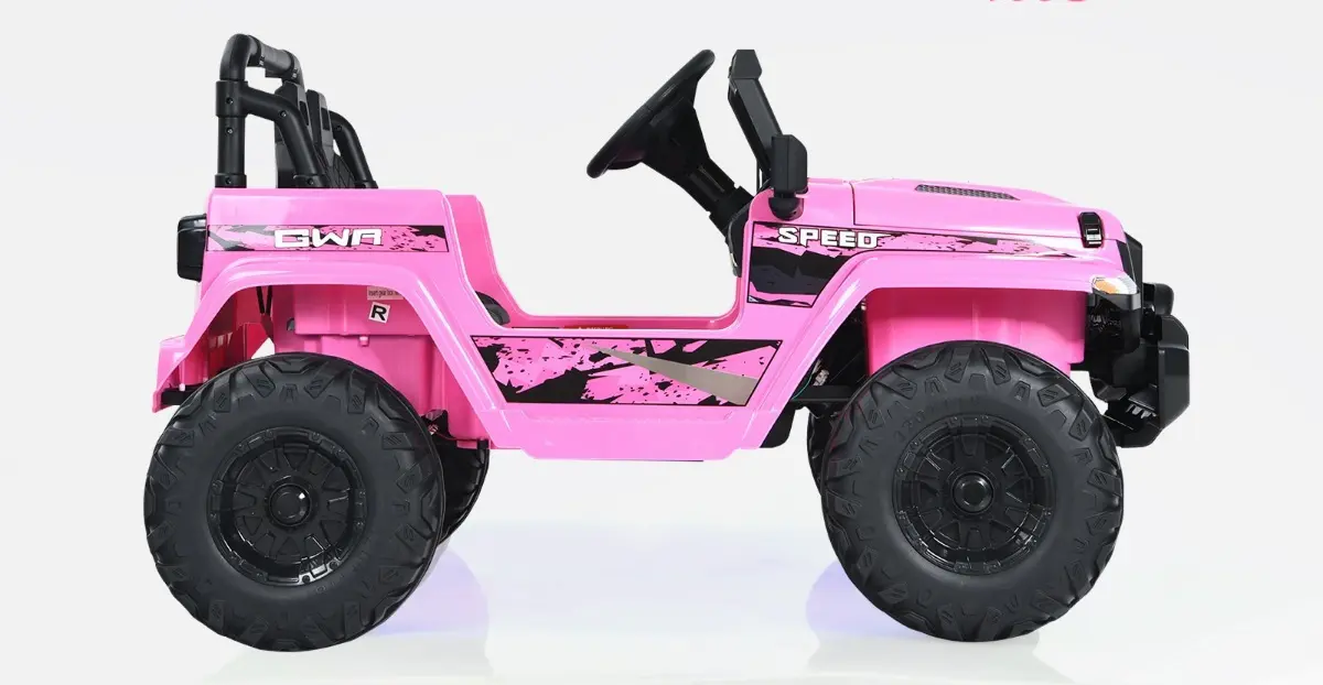 Masinuta electrica Costway TQ10268DE-PI (Pink/Black)