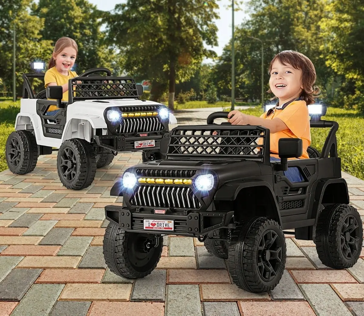 Masinuta electrica Costway TQ10307DE-DK (Black) - 3