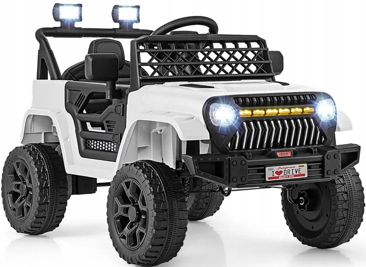 Masinuta electrica Costway TQ10307DE-WH (White/Black)