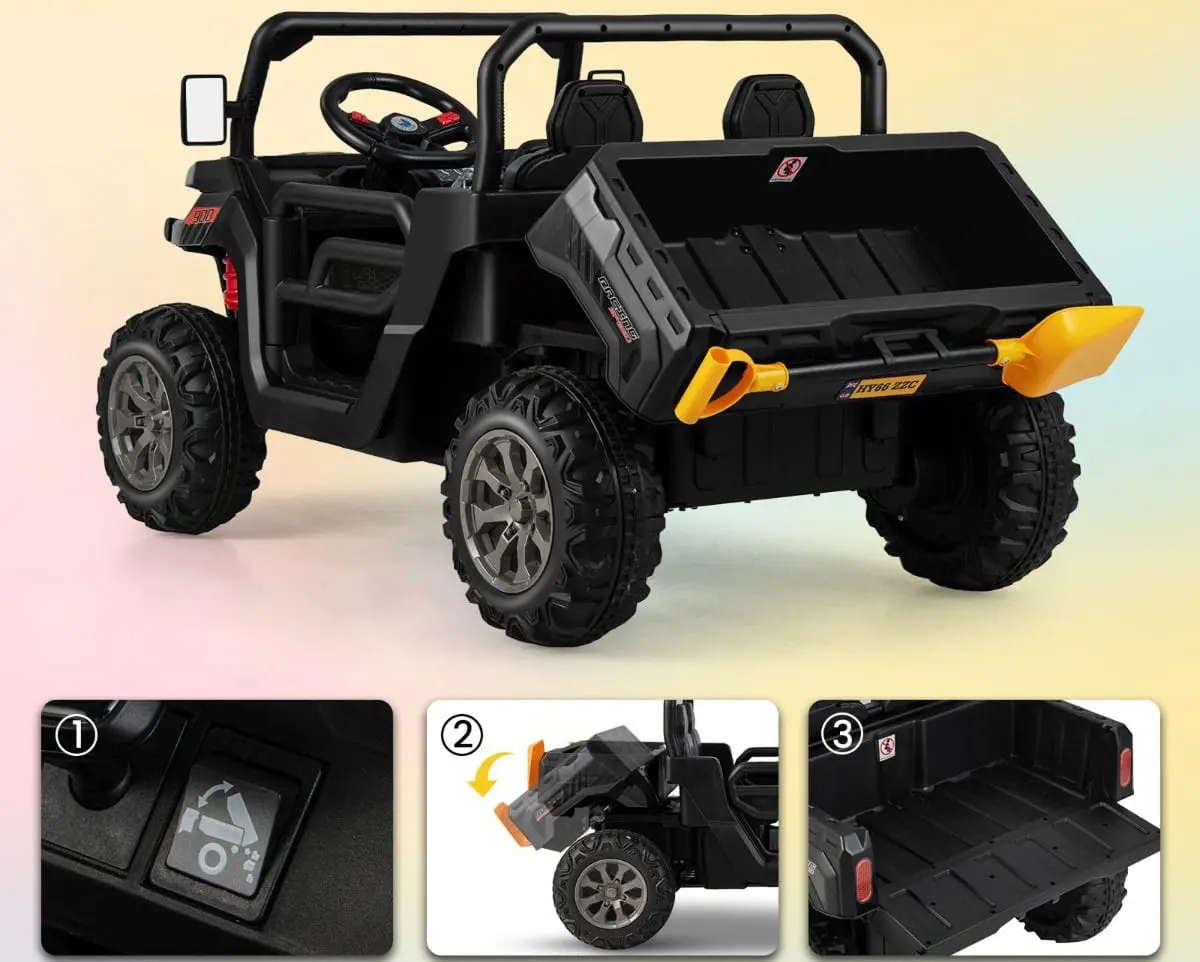 Masinuta electrica Costway TQ10322DE-DK (Black)