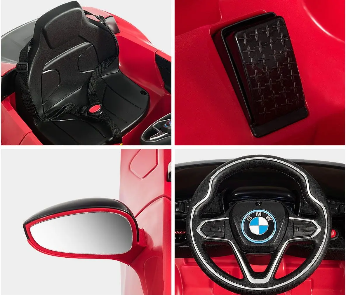 Masinuta electrica Costway TY327452DE-RE (Red) - 4