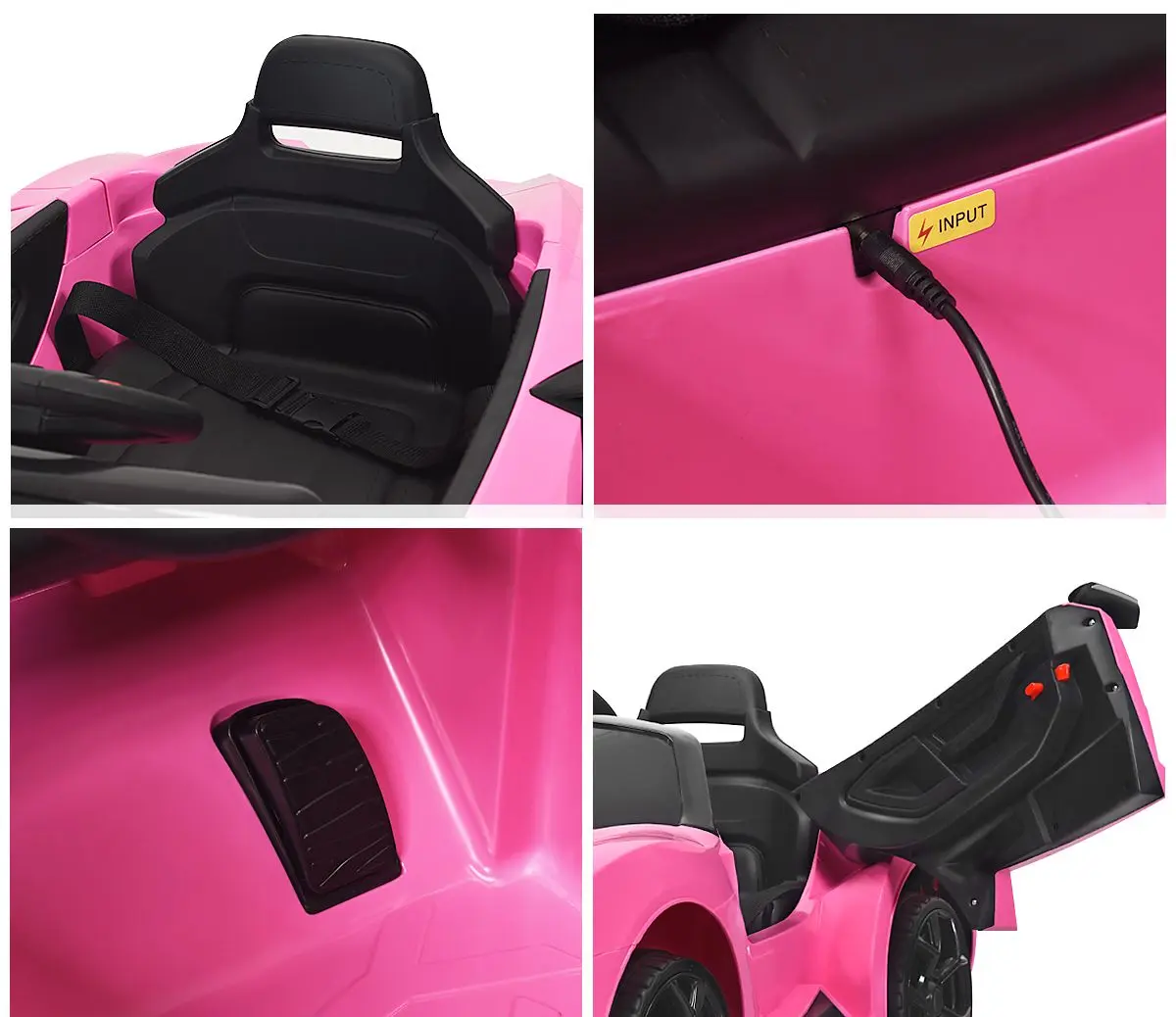 Masinuta electrica Costway TY327676DE-PI (Pink)