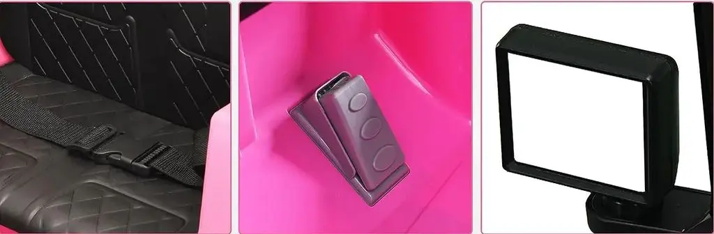 Masinuta electrica Costway TY328019DE-PI (Pink) - 4