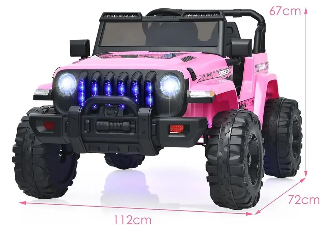 Masinuta electrica Costway TY328019DE-PI (Pink) - 7