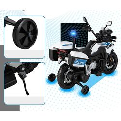 Motocicleta electrica Costway TQ10126DE-WH (White/Blue) Thumb