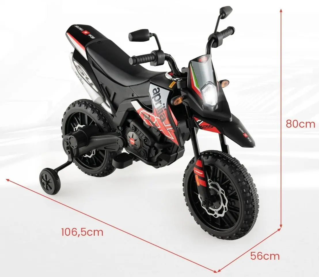 Motocicleta electrica Costway TQ10143DE-RE (Black/Red) - 5