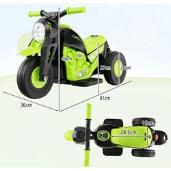 Motocicleta electrica Costway TQ10165DE-GN (Green) Thumb
