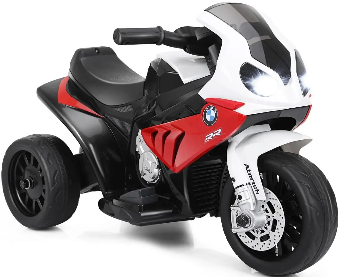 Motocicleta electrica Costway TQ10231DE-RE (Red/White/Black)