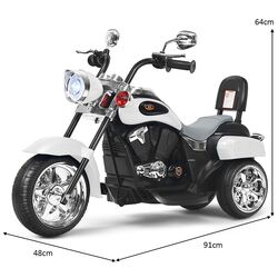 Motocicleta electrica Costway TY327686DE-WH (White) Thumb