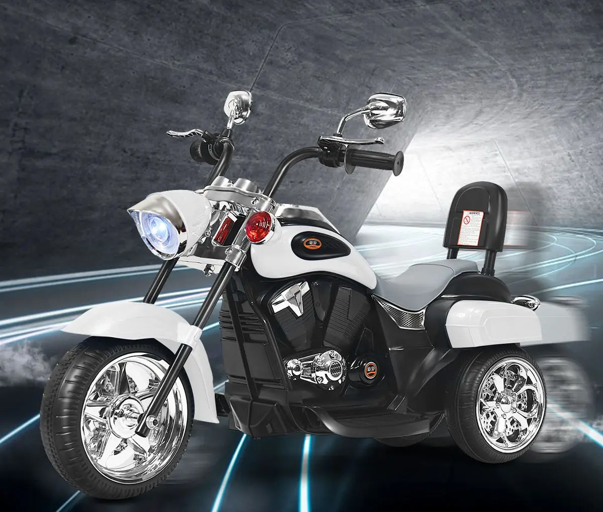 Motocicleta electrica Costway TY327686DE-WH (White)